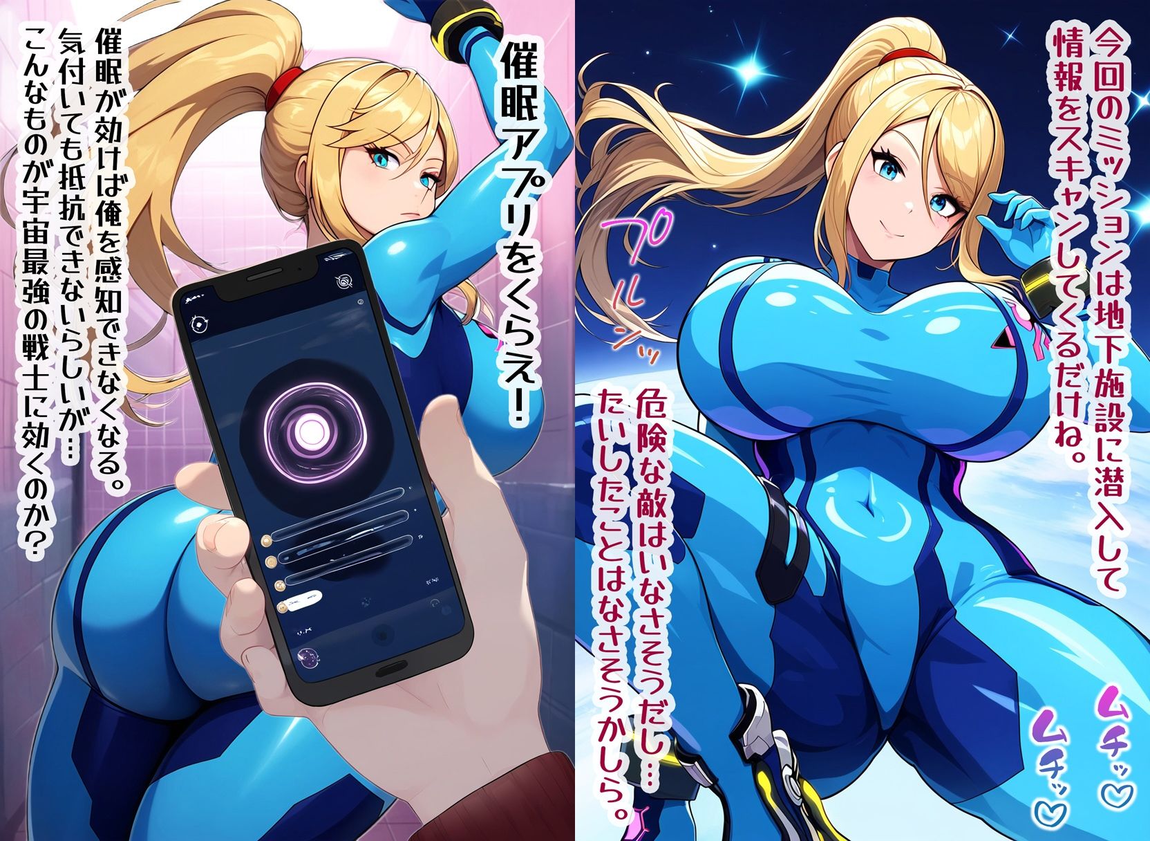 最強の女戦士、催●アプリで堕ちる！？