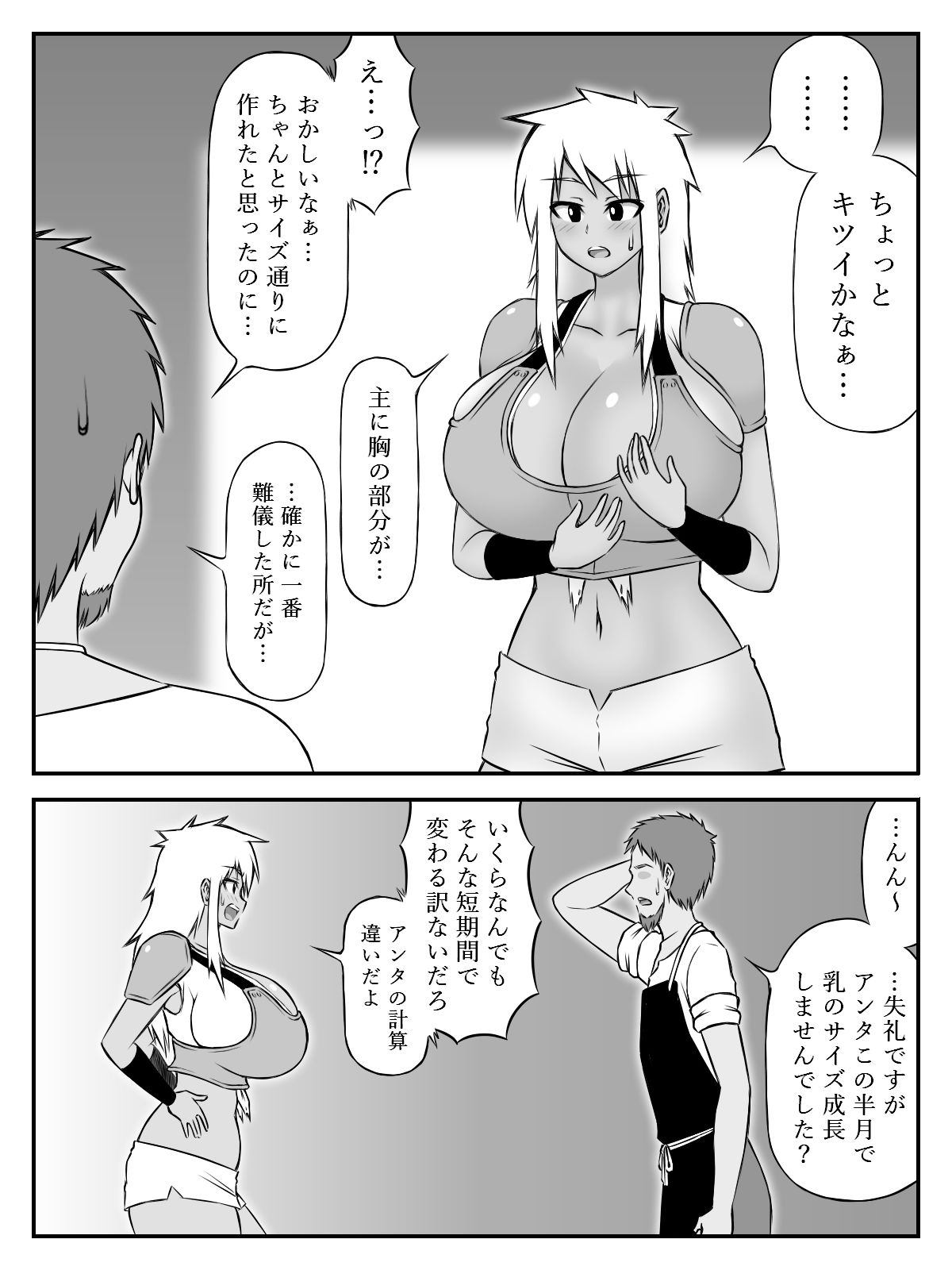 爆乳(おっぱい)と胸甲(アーマー)
