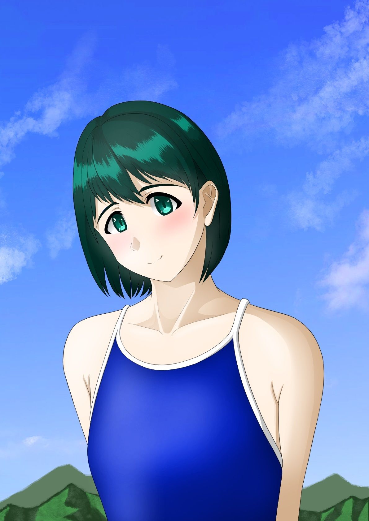 スク水のお姉さん達