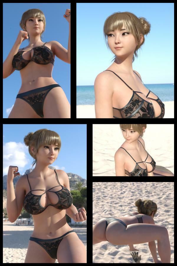 【▲100】『理想の彼女を3DCGで作ります』から生まれた、バーチャルアイドル写真集:Megu_01