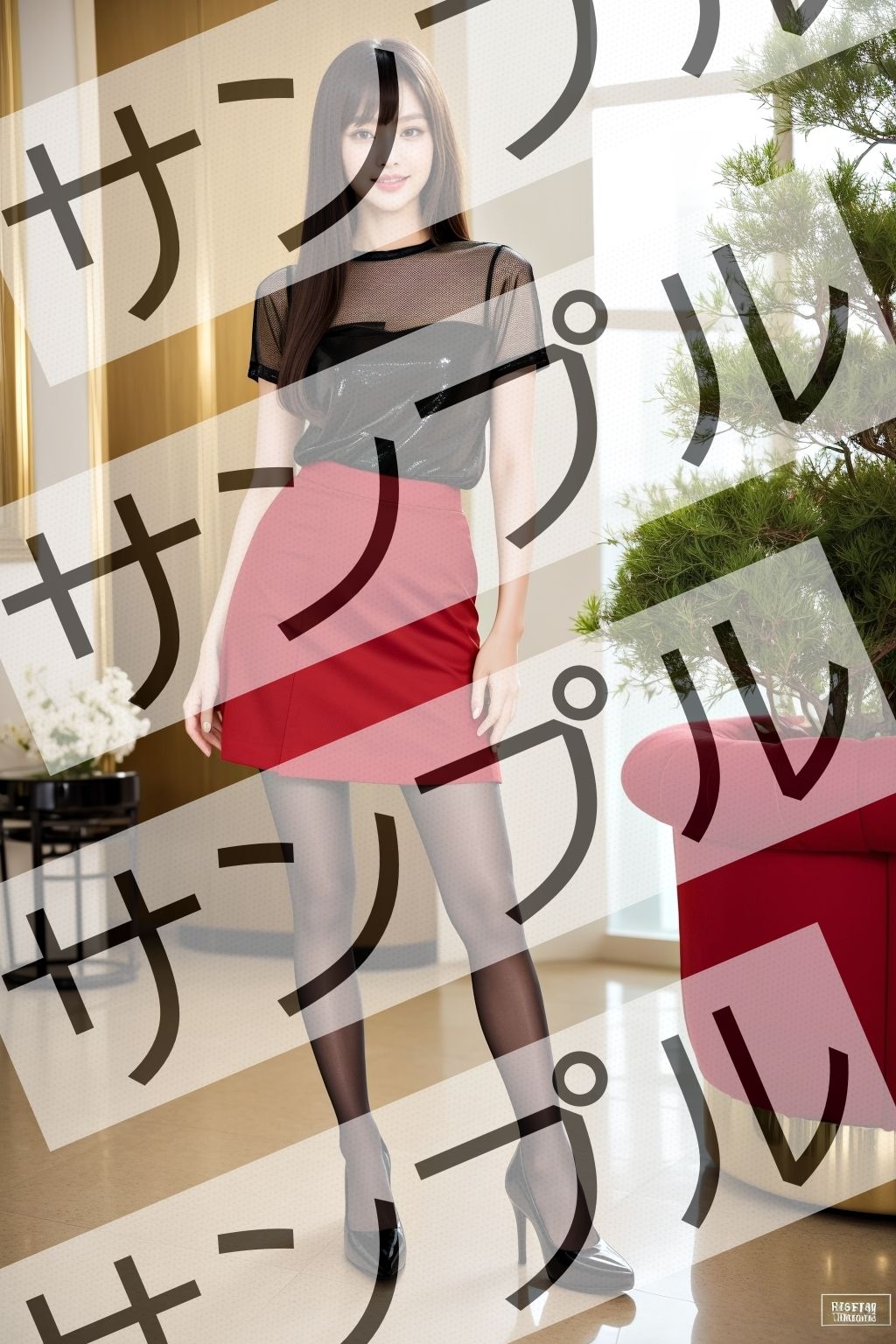 同僚OLのミニスカ&極薄黒ストッキング&エロいパンプス - Colleague office lady’s miniskirt, ultra-thin black stockings, and erotic pumps -