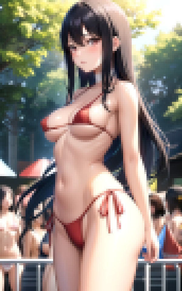 からかい上手な先輩の水着姿が攻めすぎです