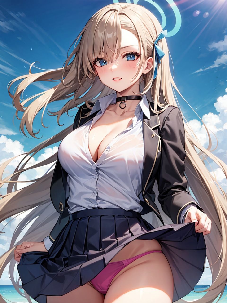 ブルー〇ーカイブ 一之瀬ア〇ナ パンチラ集