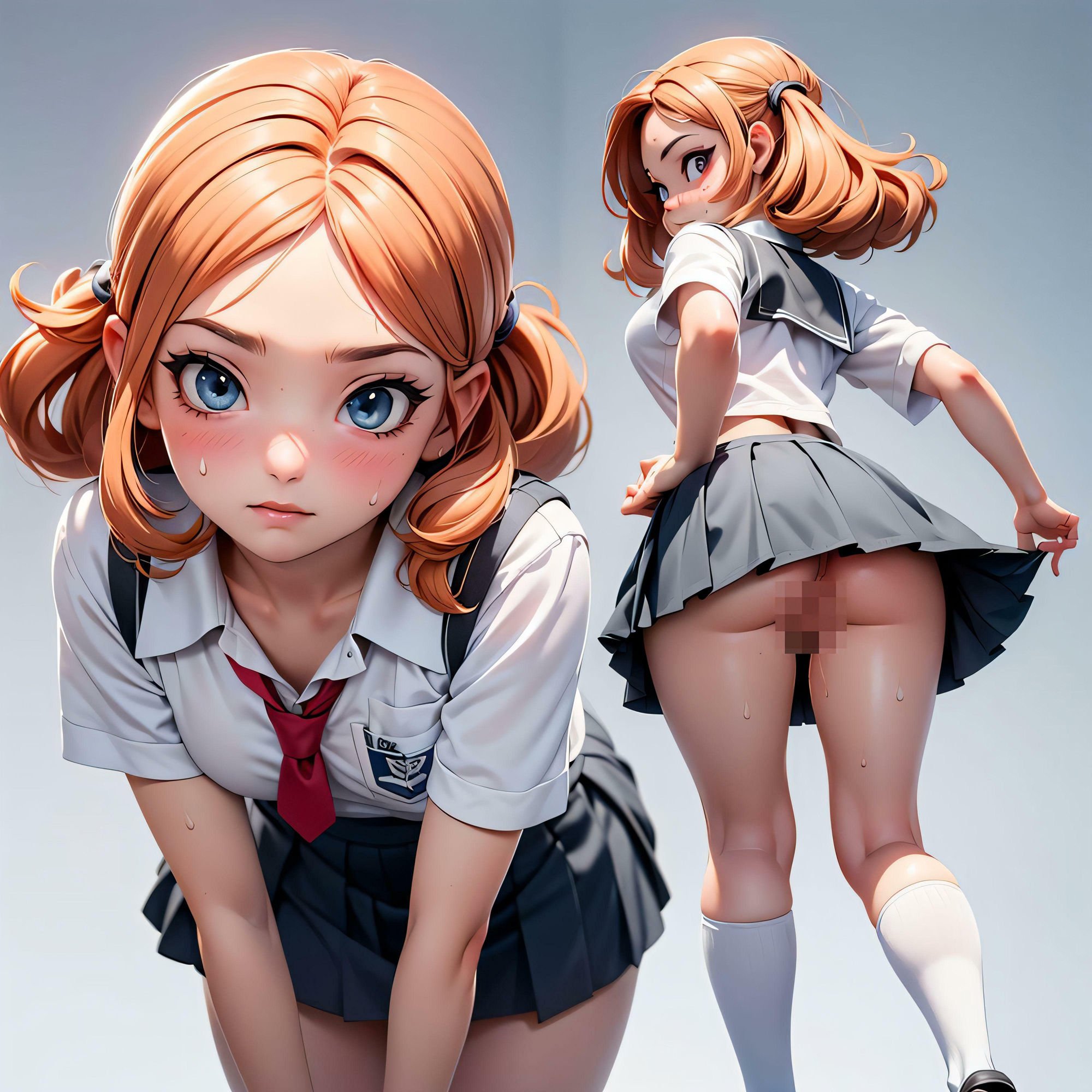 制服少女の尻しりしりしり