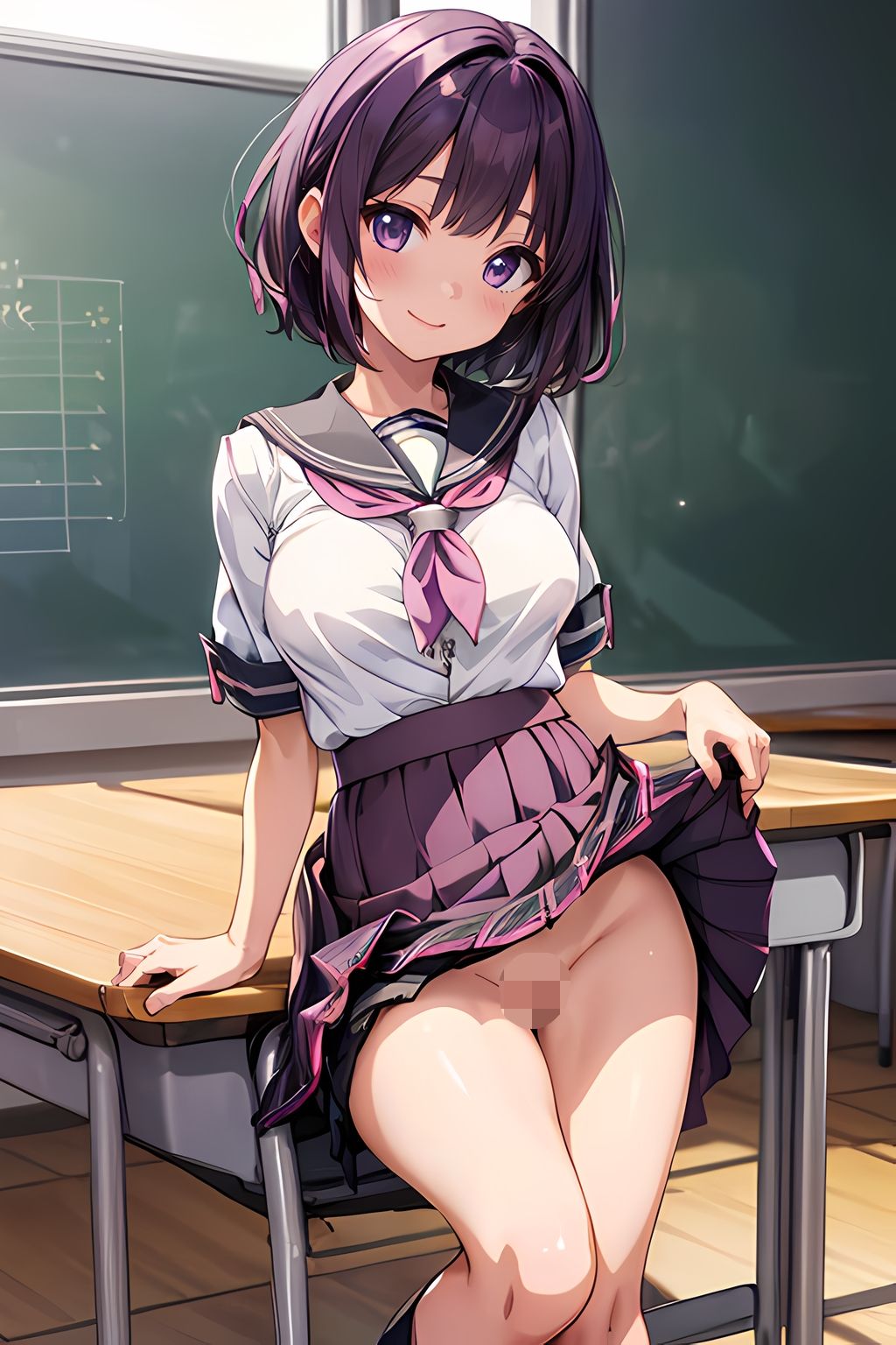 幼馴染のスカートの中