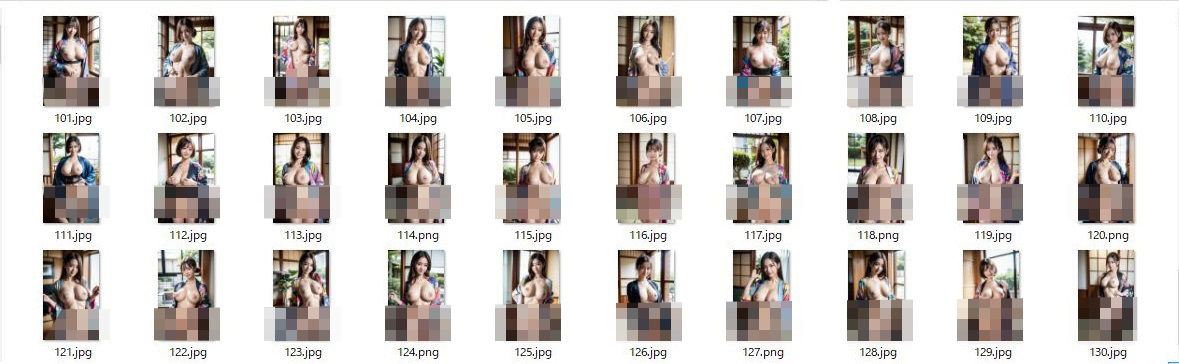 お姉さんの和服(着物&浴衣)はだけヌード写真集 立ちポーズ編 その1