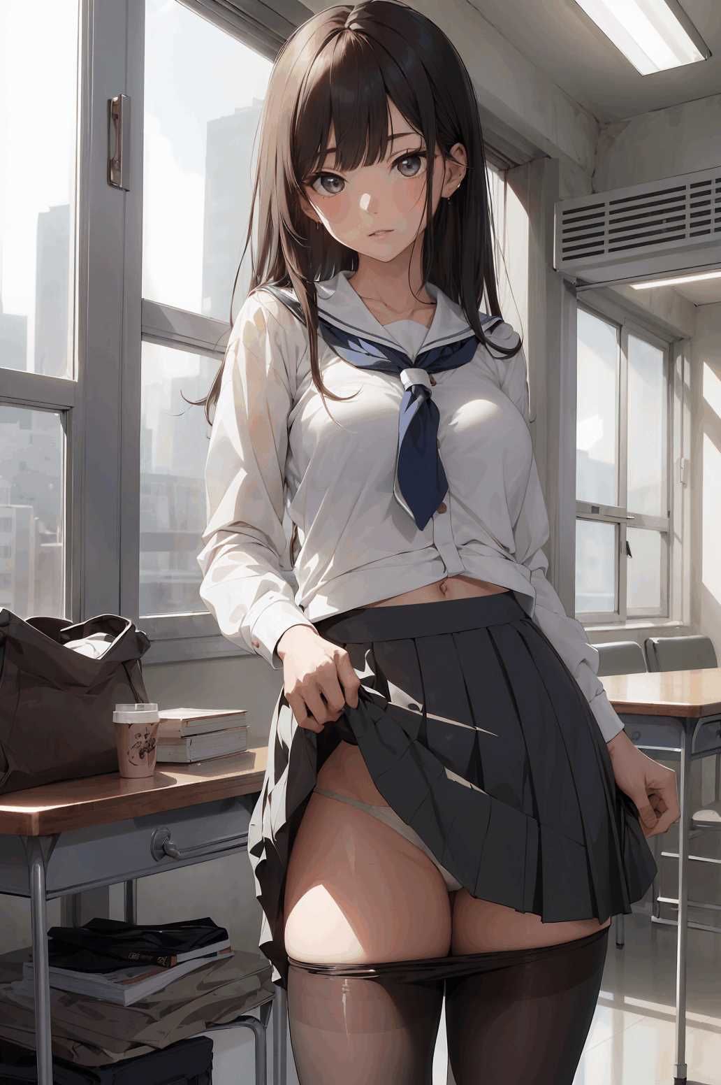 ひたすらに脚を愛でるイラスト集［黒のストッキング］〜脚フェチの脚フェチによる脚フェチの為のイラスト集〜