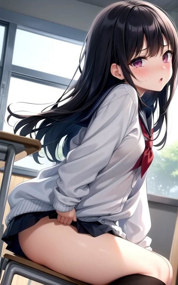 教室でキケンな内緒の遊び