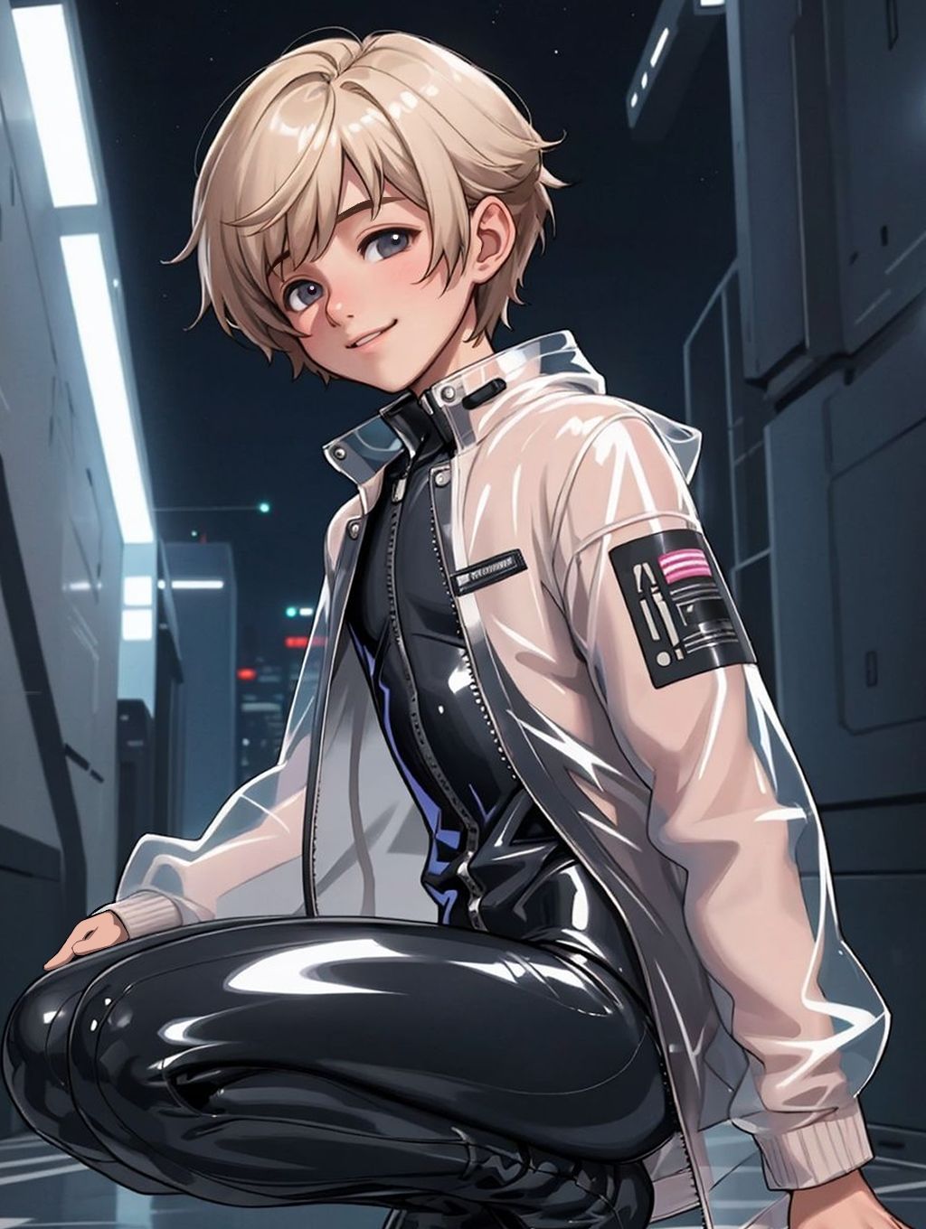 AI Pretty Boys Cyberpunk