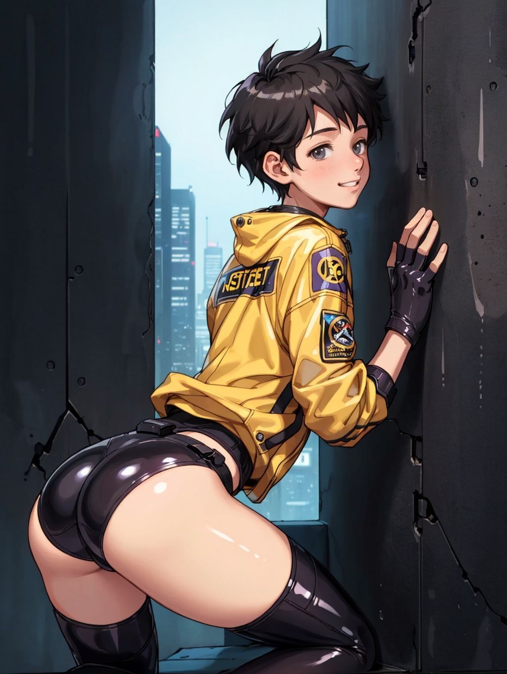 AI Pretty Boys Cyberpunk