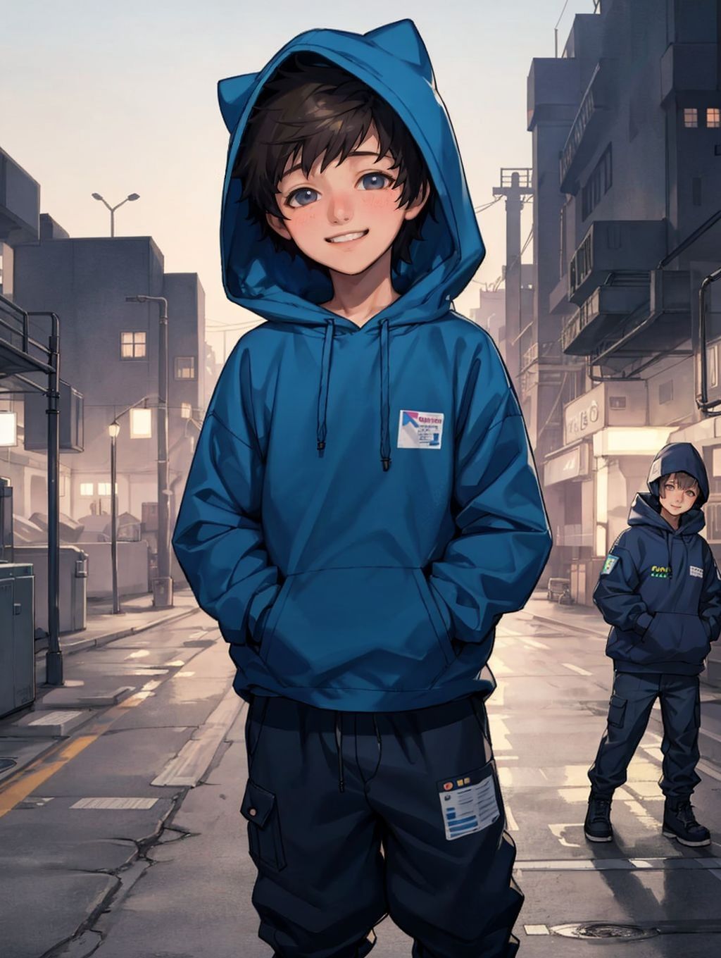 AI Pretty Boys Cyberpunk