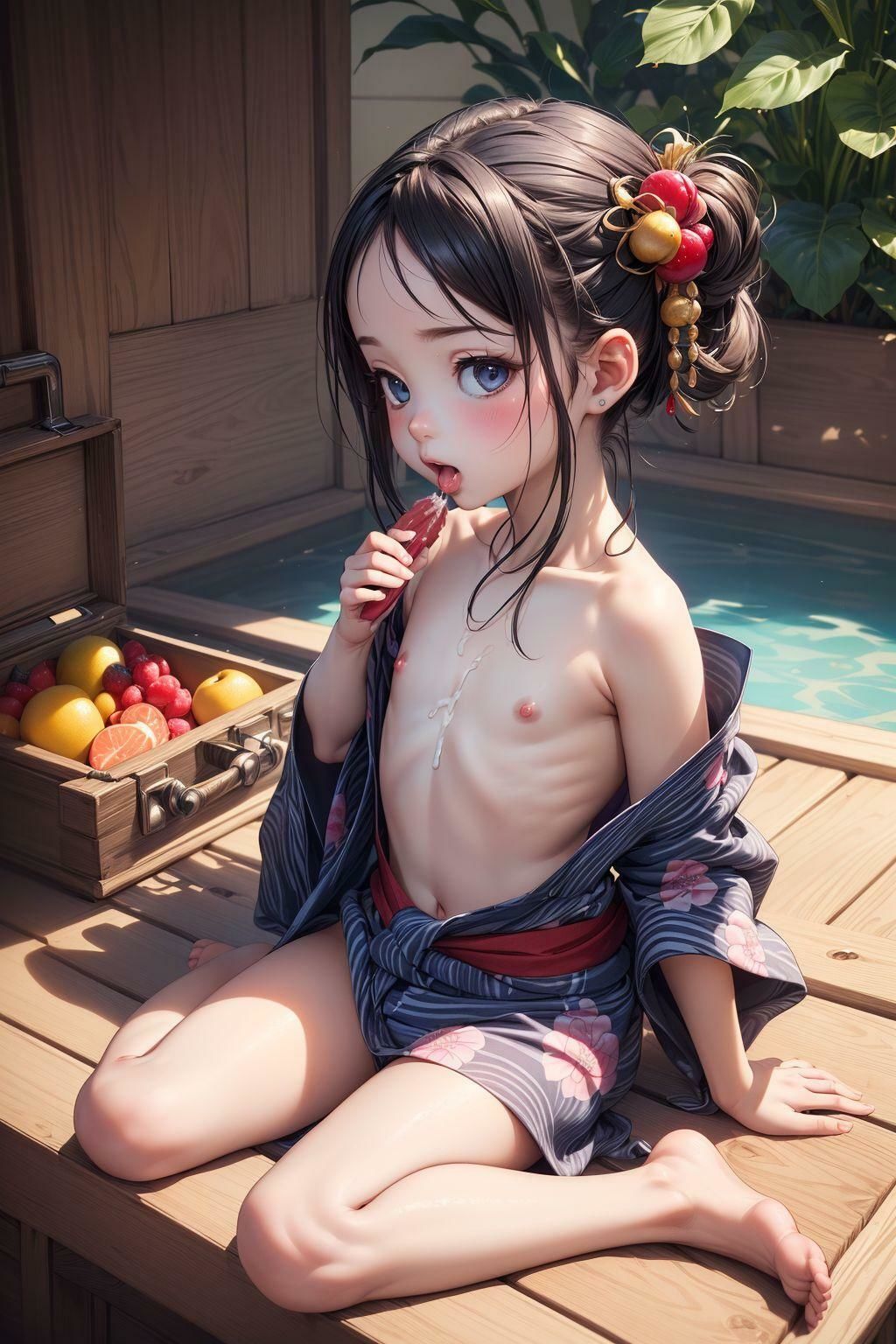 和服少女ははだけたい