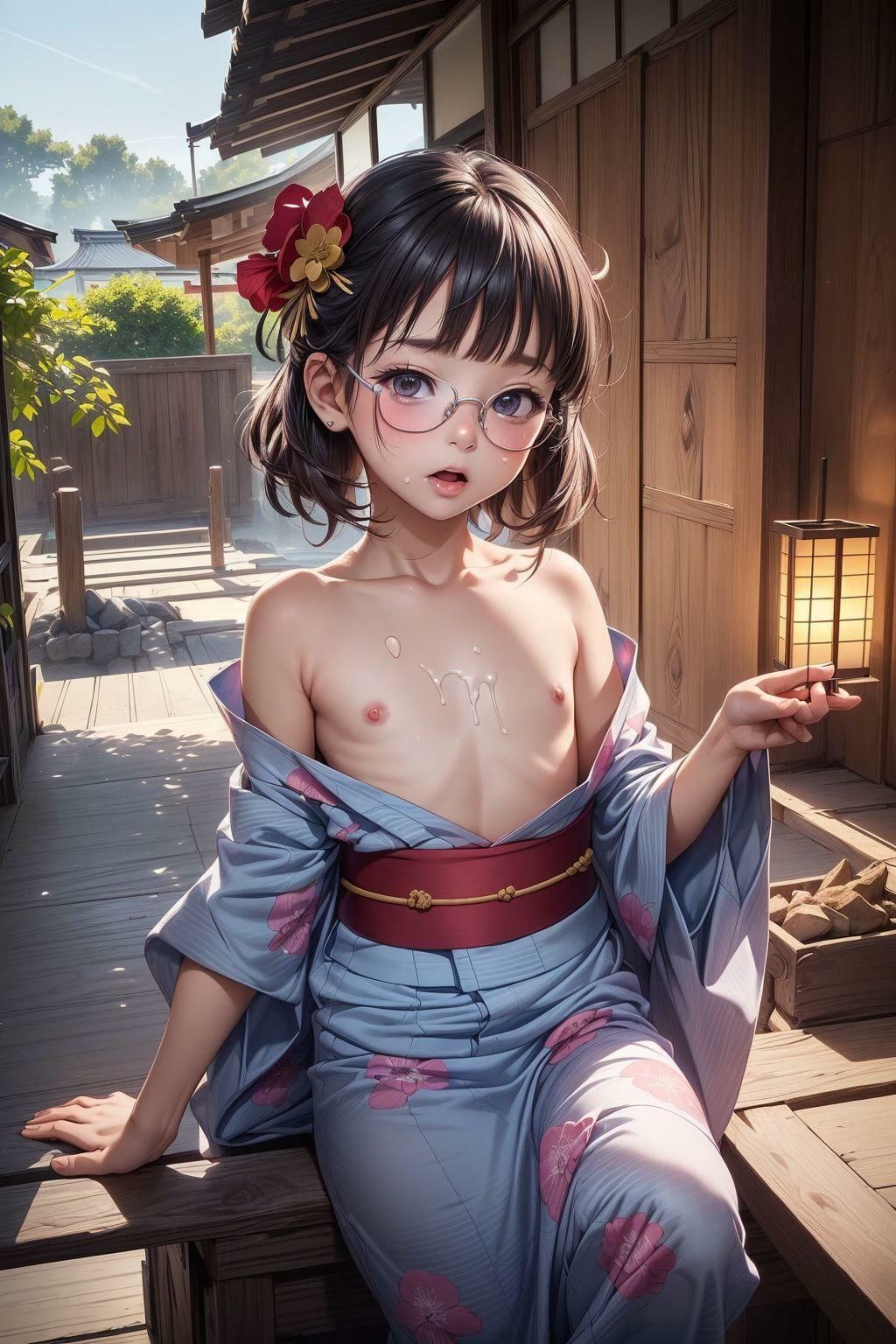 和服少女ははだけたい