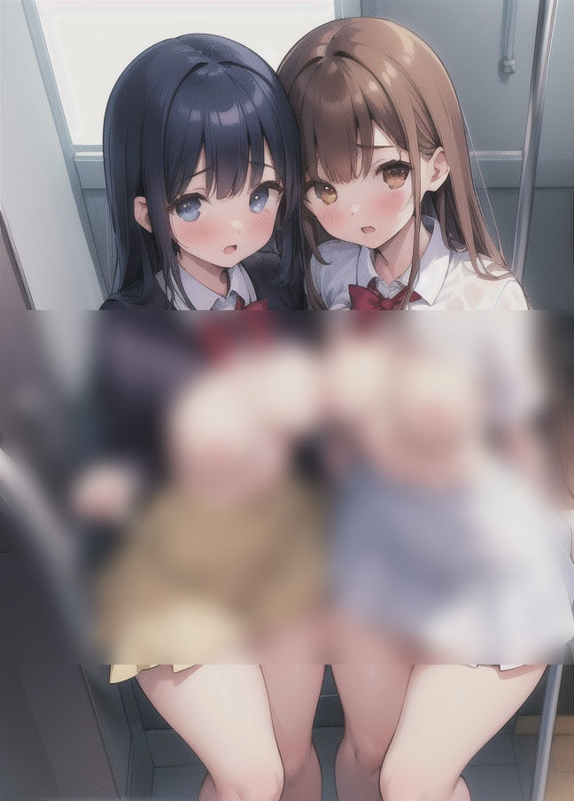 「3Pする？」学校の美女2人組からのお誘い