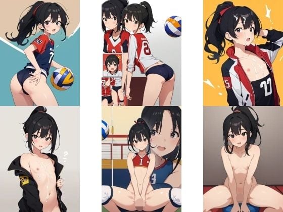 ポニテJ〇ちゃんのHなバレー部ver.3