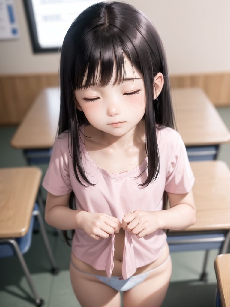 教え子を教室レ〇プ -無垢な少女と性行為-