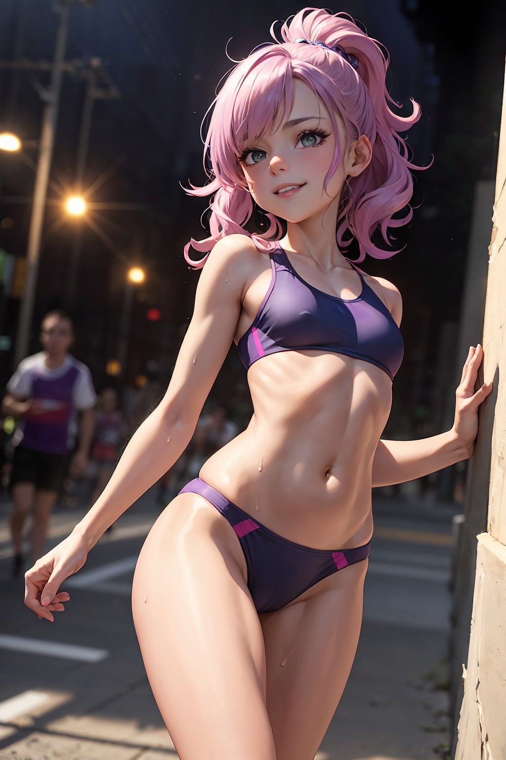 陸上部の妹に応援に来いとせがまれた