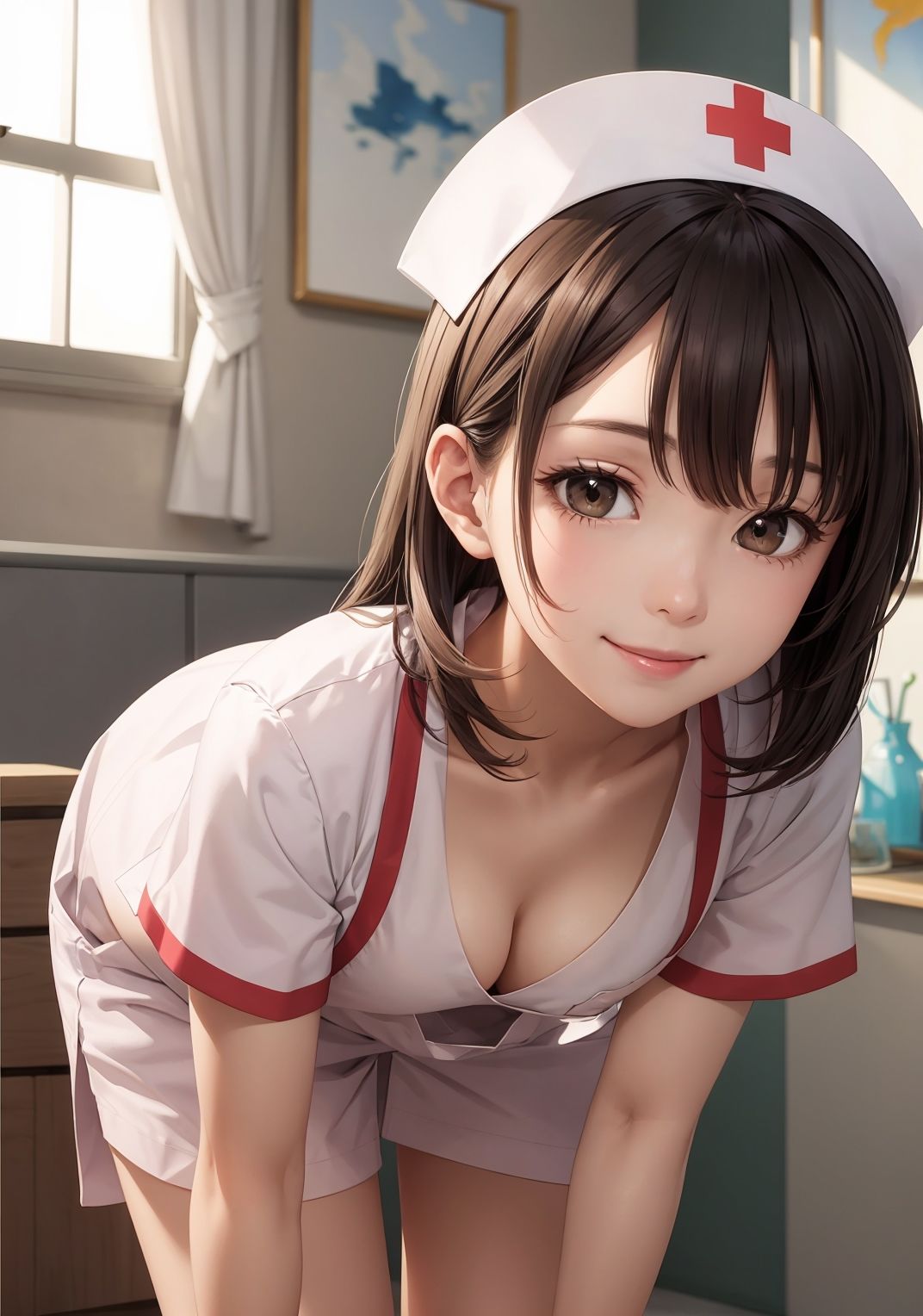 【美少女看護師AIイラスト集】AI NURSE MODE【PNG276枚/PDF付】