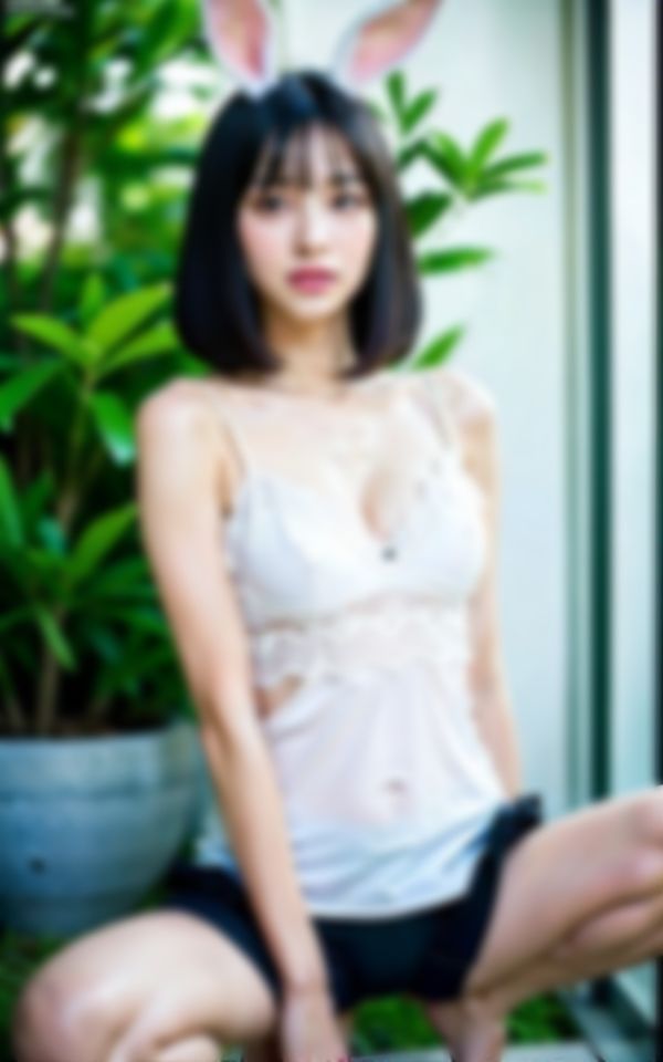 エロすぎるコスプレ美女の大胆露出撮影会