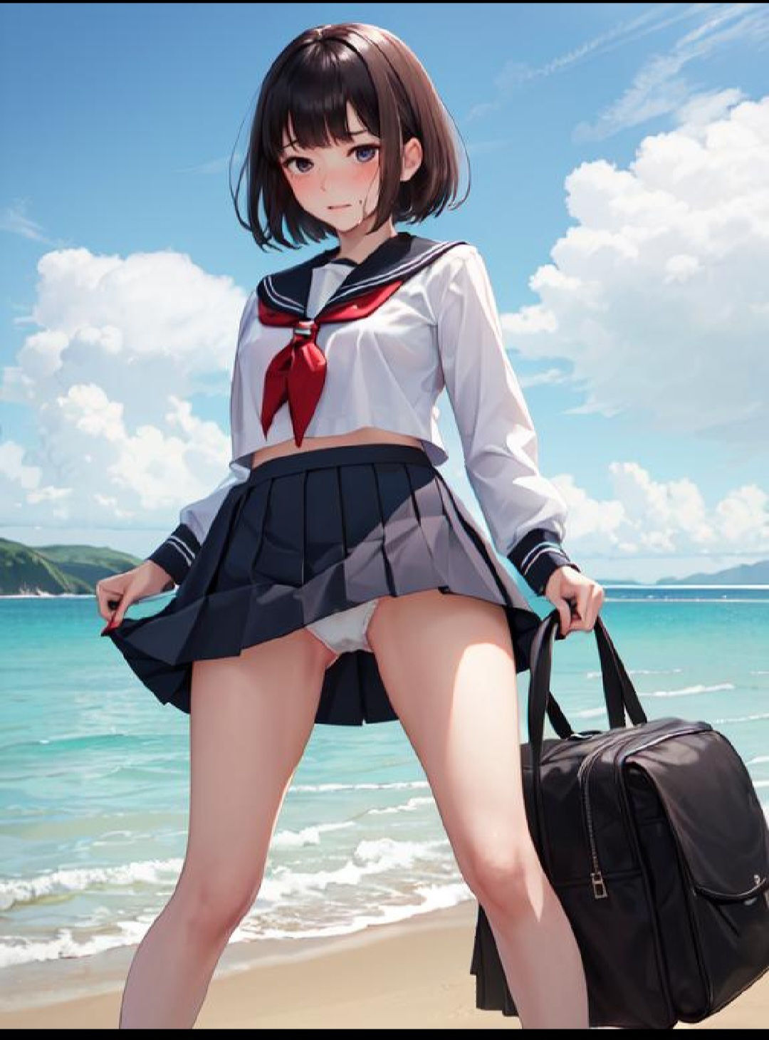 AI美少女 あるJKの羞恥な日常