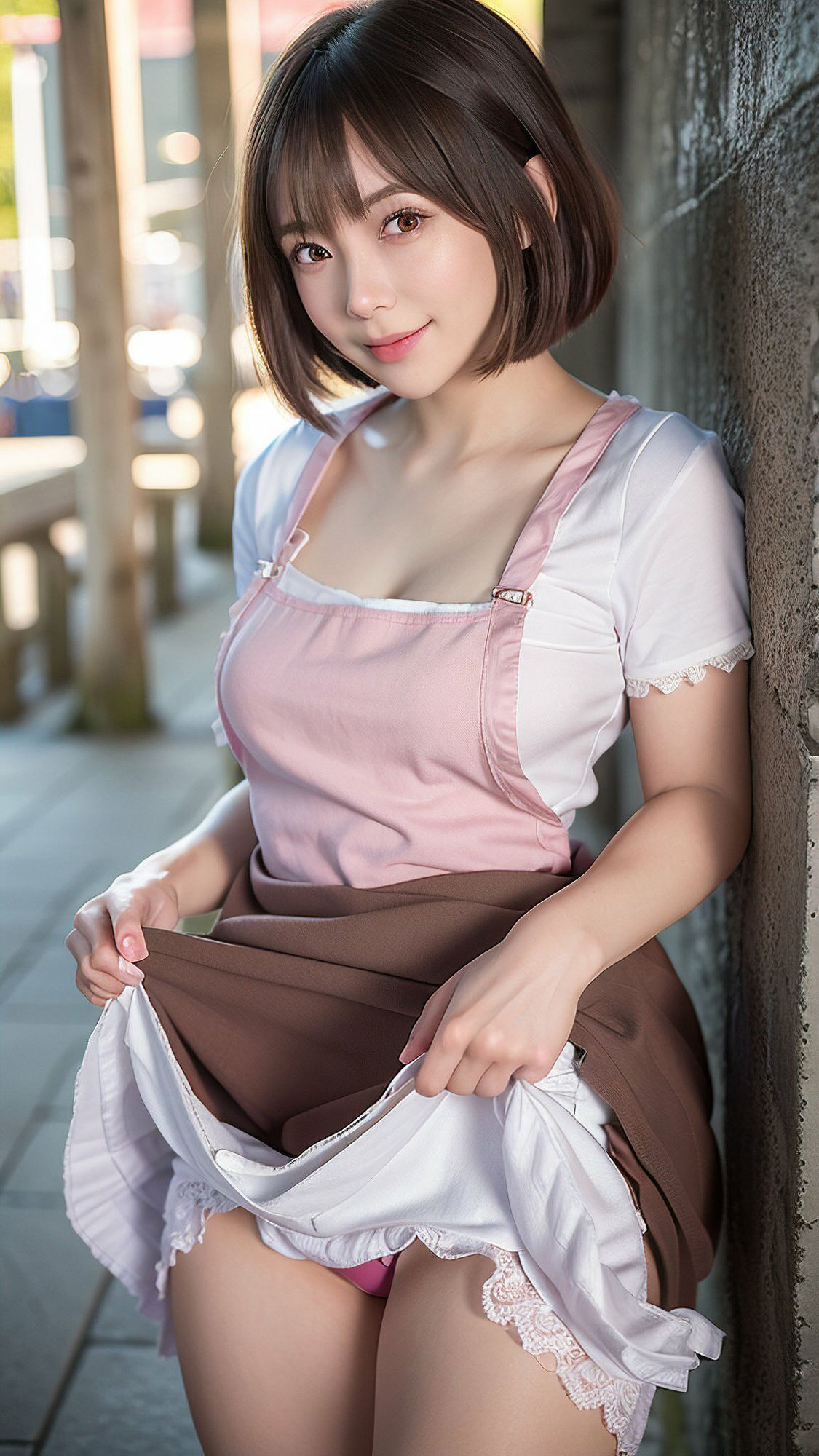 彼女はたくし上げチャレンジガールズ