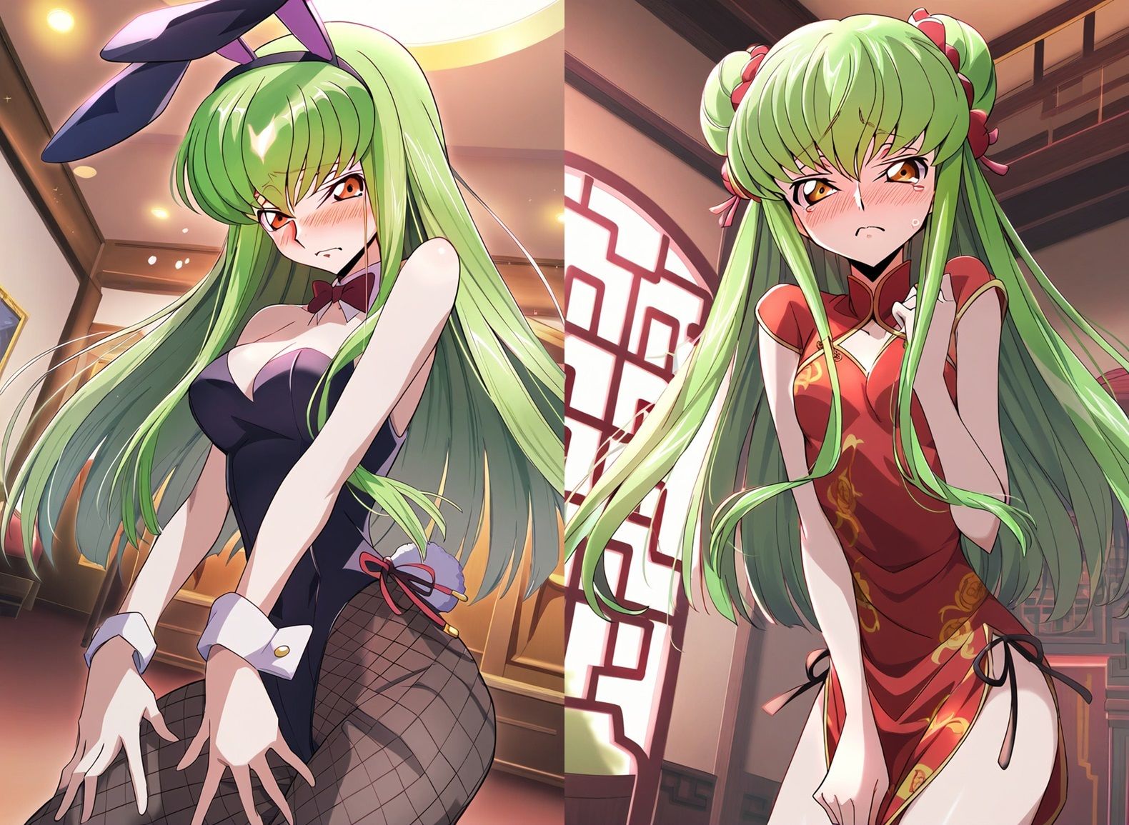 【コード●アス】C.●.＆つるぺたC.●.のエロ画集