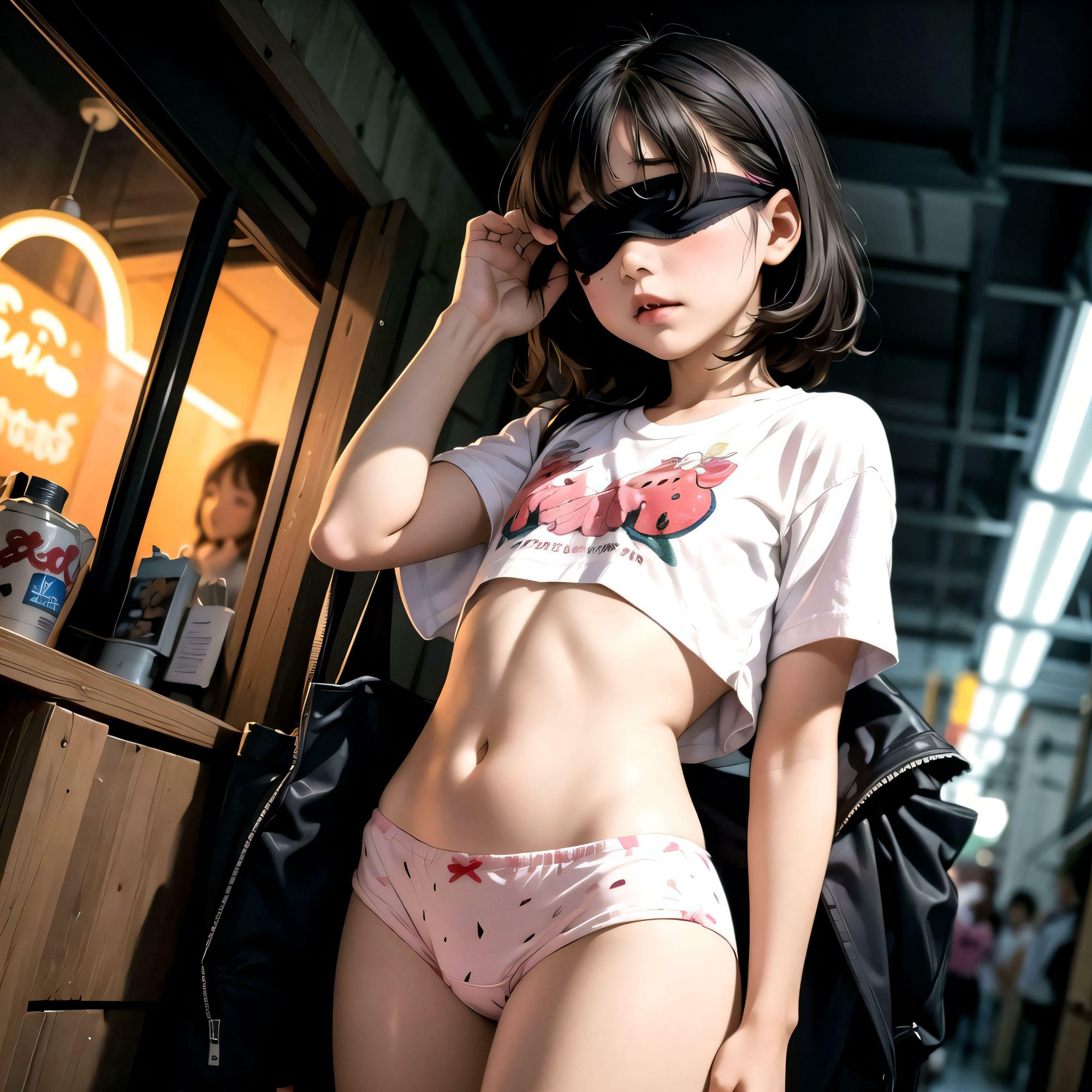 学校でパンツ見放題