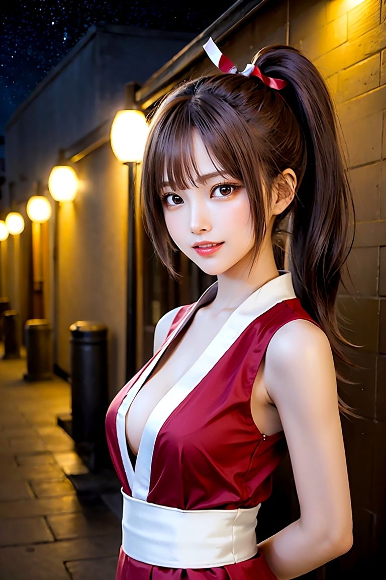 コスプレイヤー（不知火舞コスプレ）