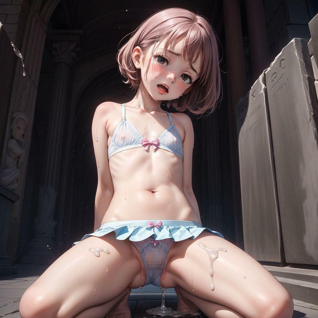お漏らししたらパンツ透け透け