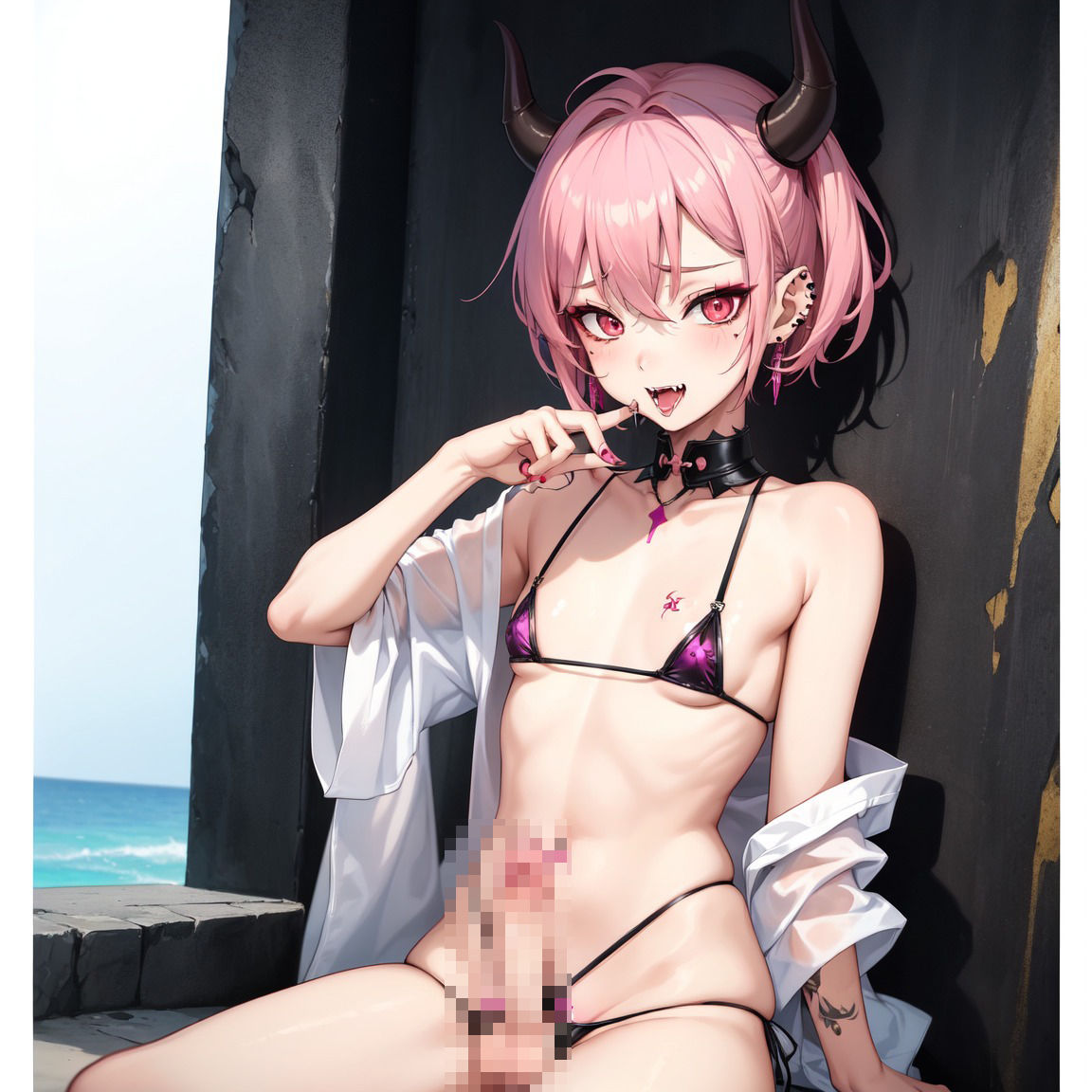 ふたなり娘の見せつけCG集1