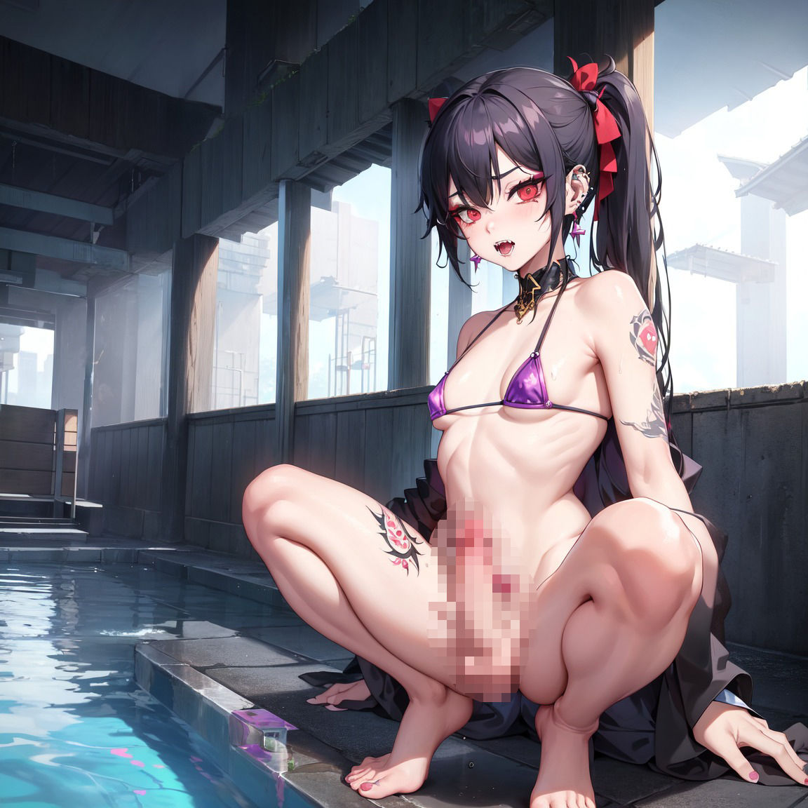 ふたなり娘の見せつけCG集2