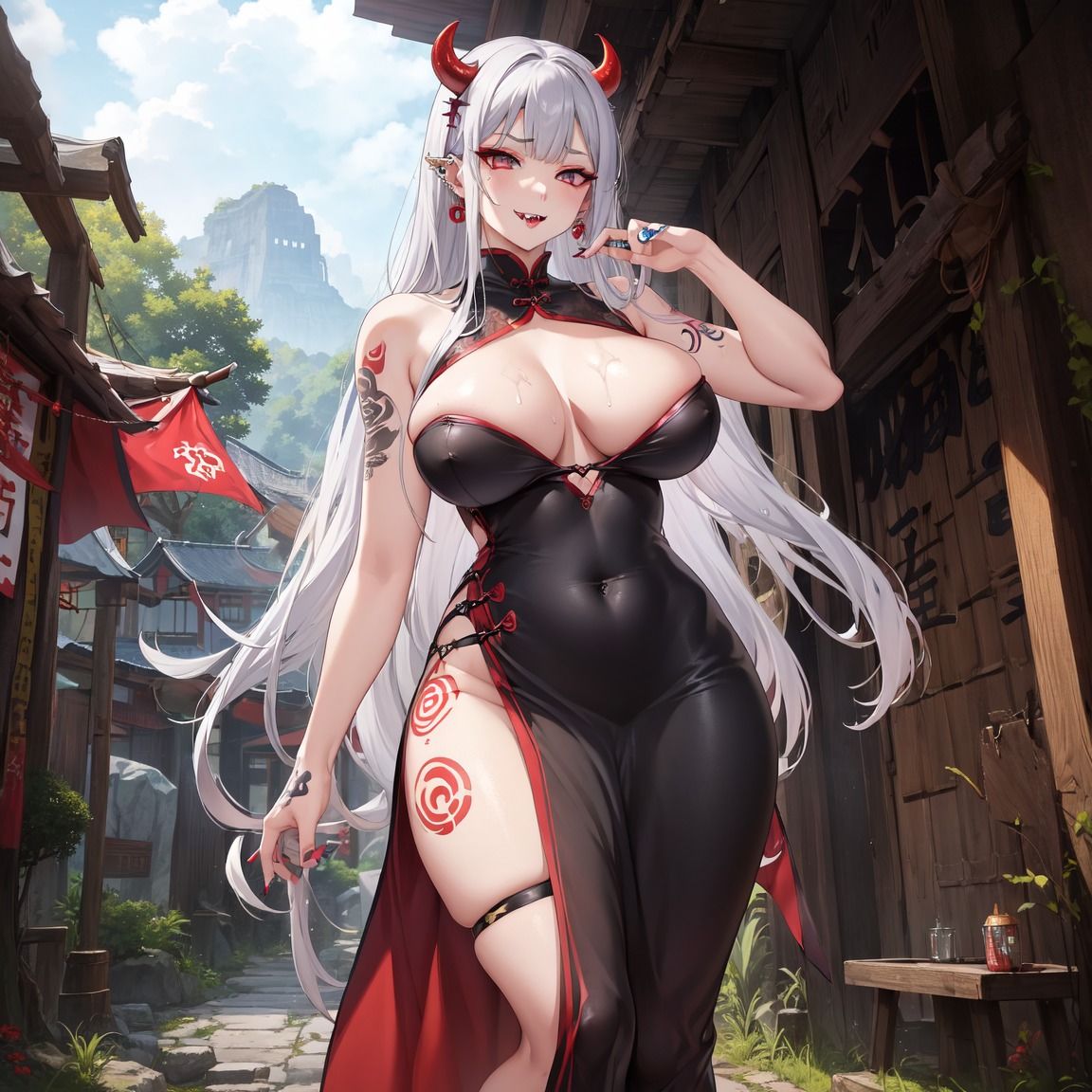 とにかく谷間が見たい!着衣巨乳CG集1