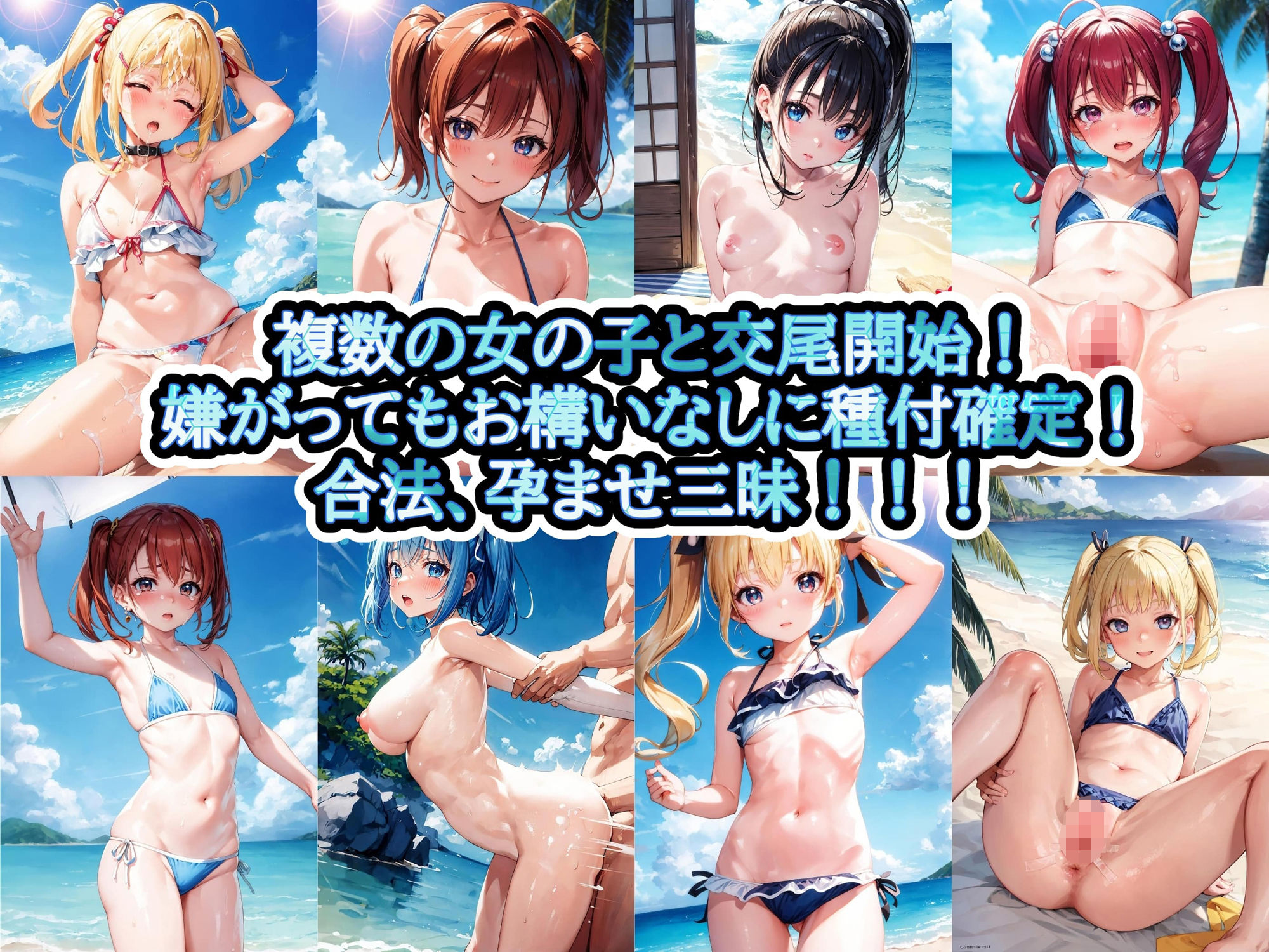 セリフ付き!種付パラダイス!(ビーチ編)