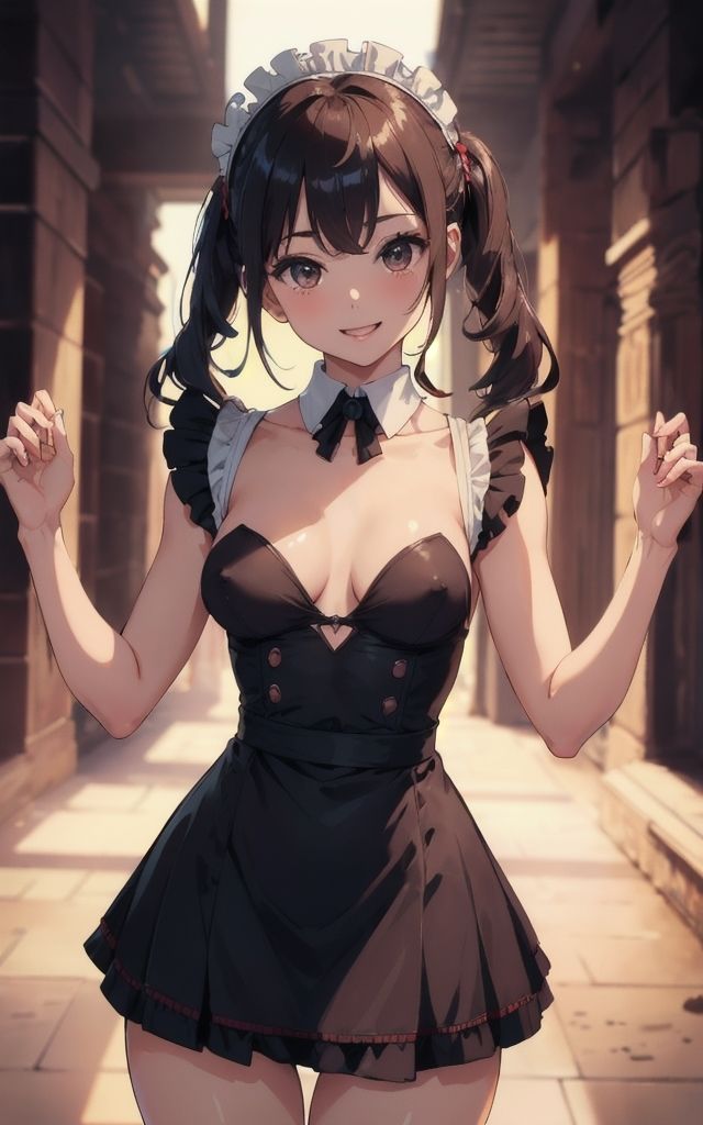 可愛いメイドたちの誘惑【AIイラスト集】