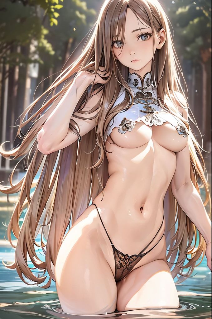 水辺のランジェリー撮影 2D版