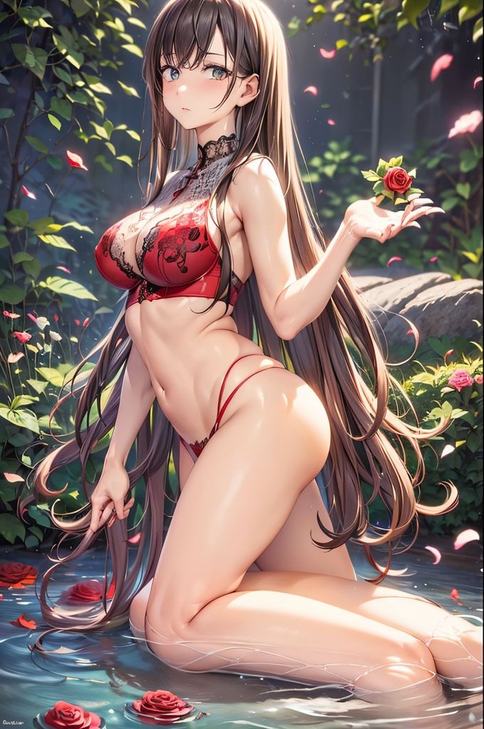 水辺のランジェリー撮影 2D版