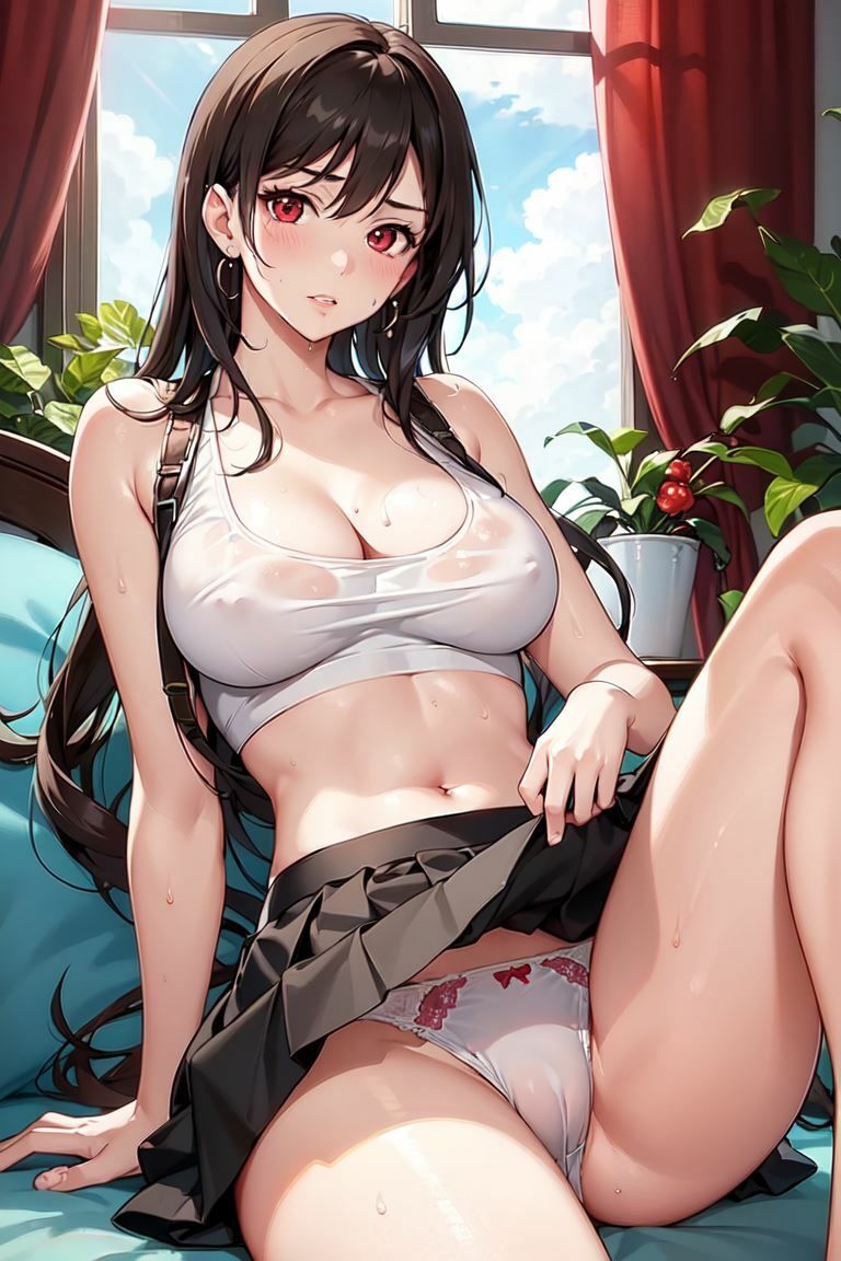 【巨乳・濡れ透け】ティファさんのイラスト集