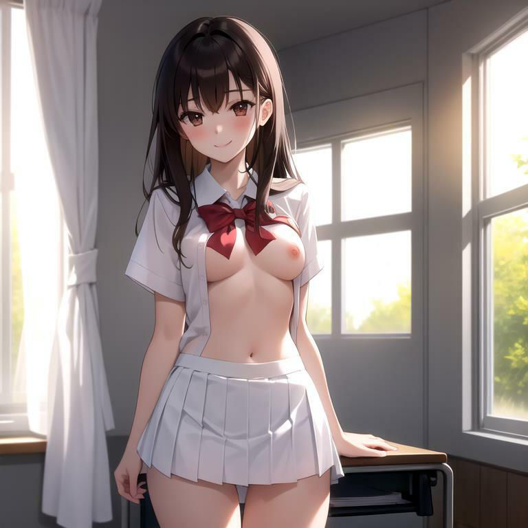 【はだかの下級生】 褒められると断れない下級生に 美術のモデルになってと 1枚ずつ服を脱がしてみた ＃6