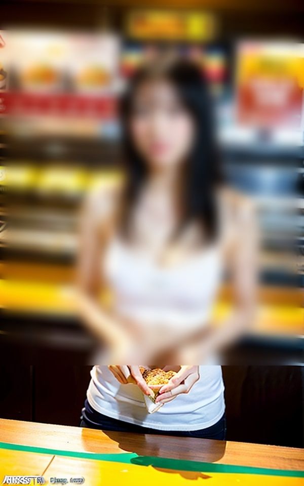 【店員】エッチなバーガーショップ店員の乳丸出し接客243発