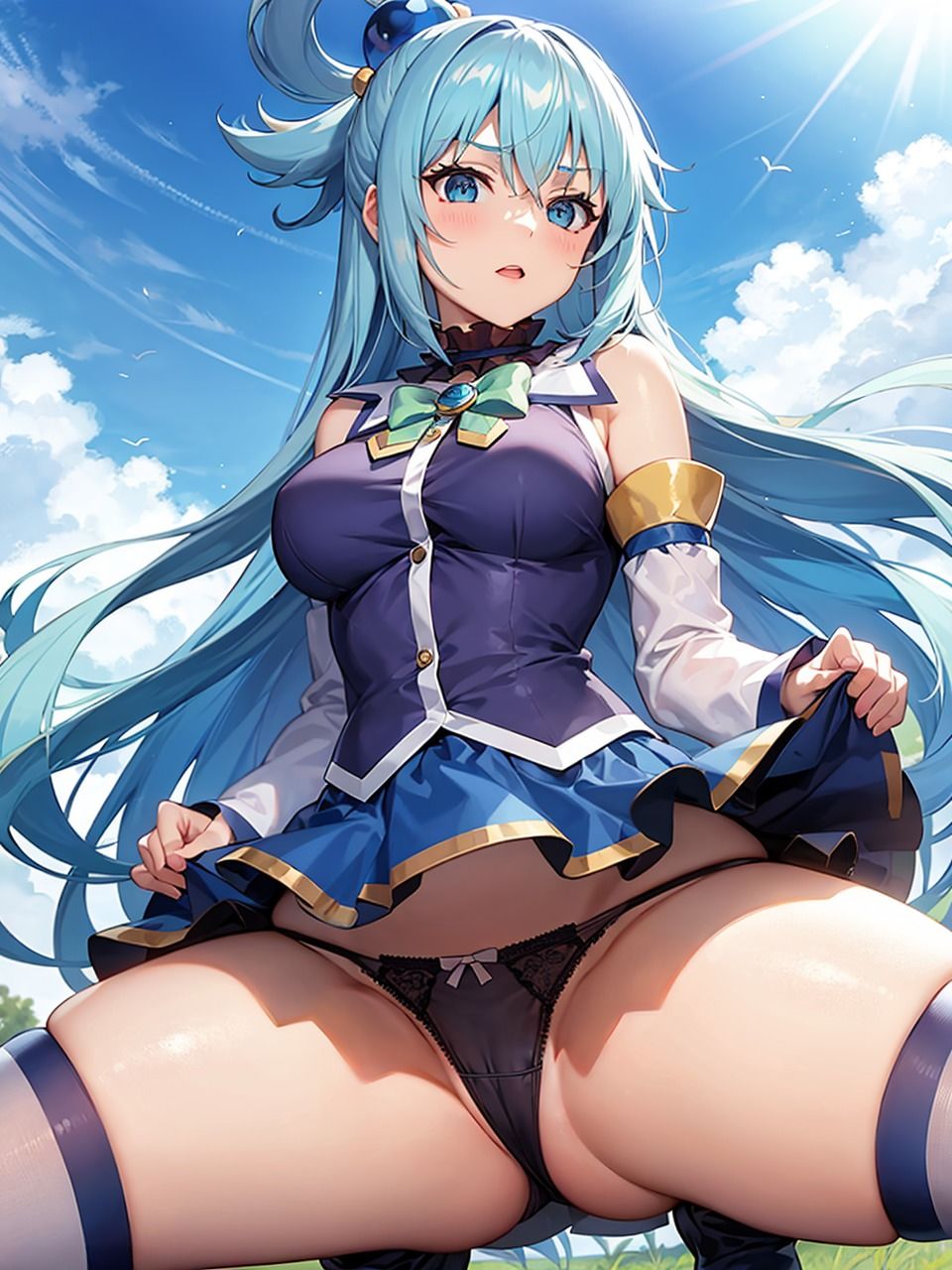 この素晴らし〇世界に祝福を！ ア〇ア パンチラ集