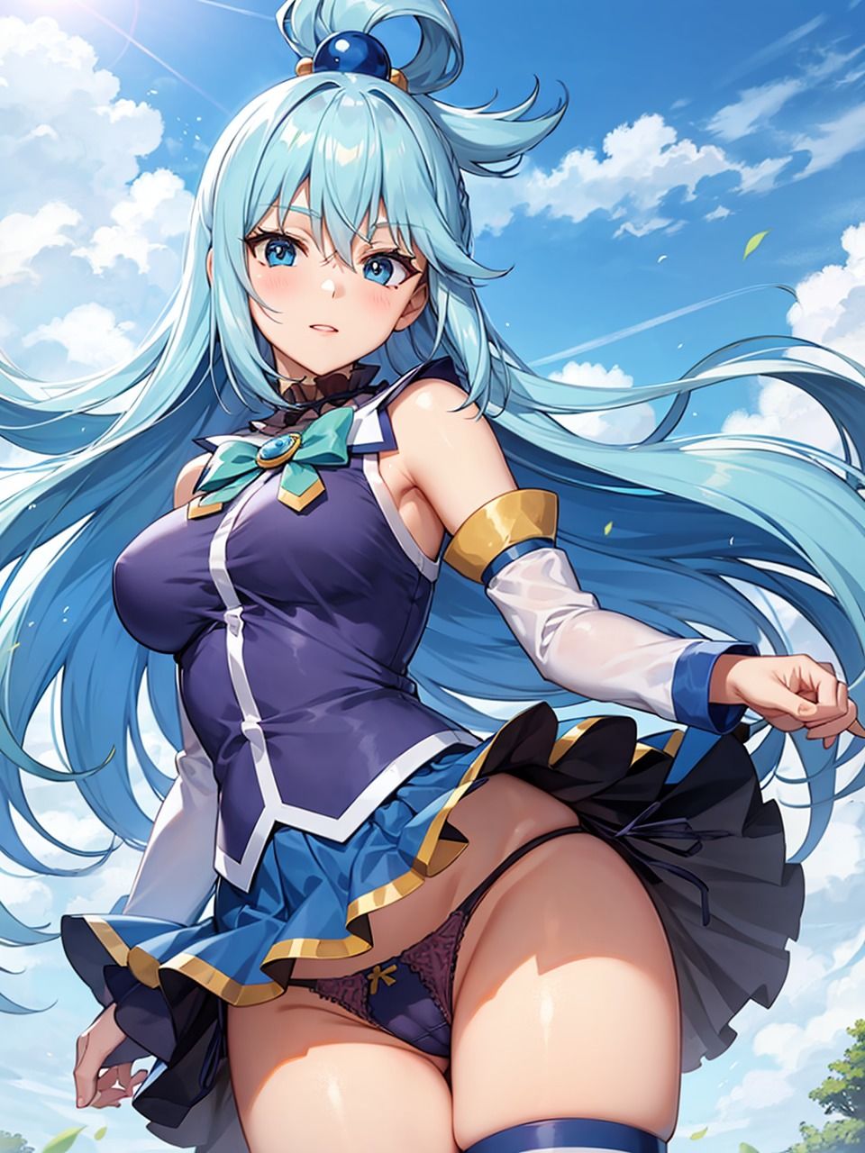 この素晴らし〇世界に祝福を！ ア〇ア パンチラ集