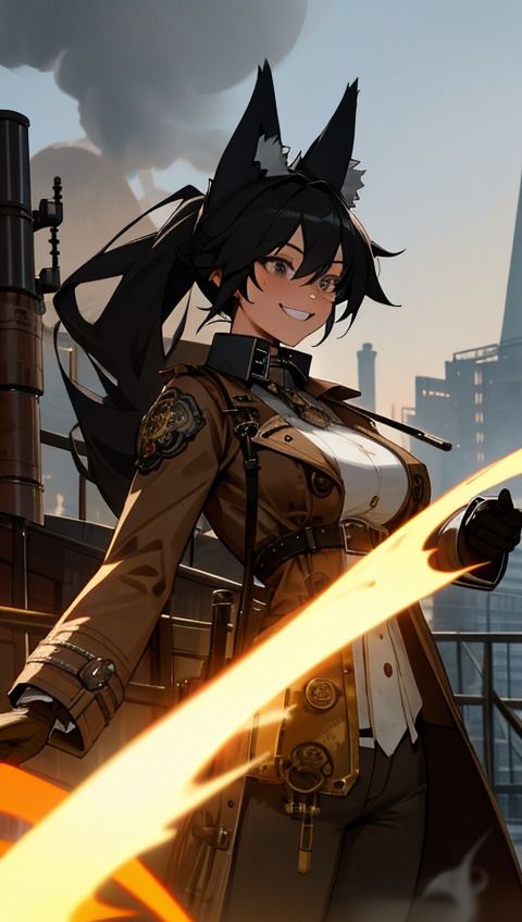 ネオンシティのキツネ