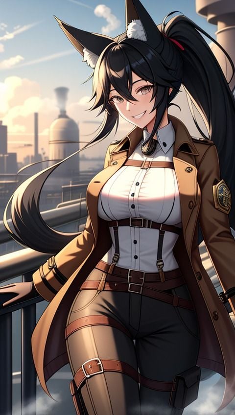 炎の狐のコスプレ・クイーン