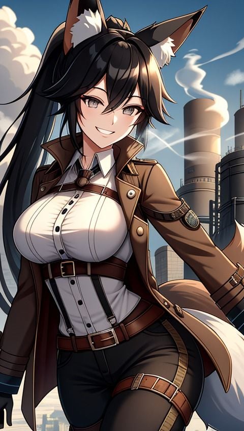 炎の狐のコスプレ・クイーン