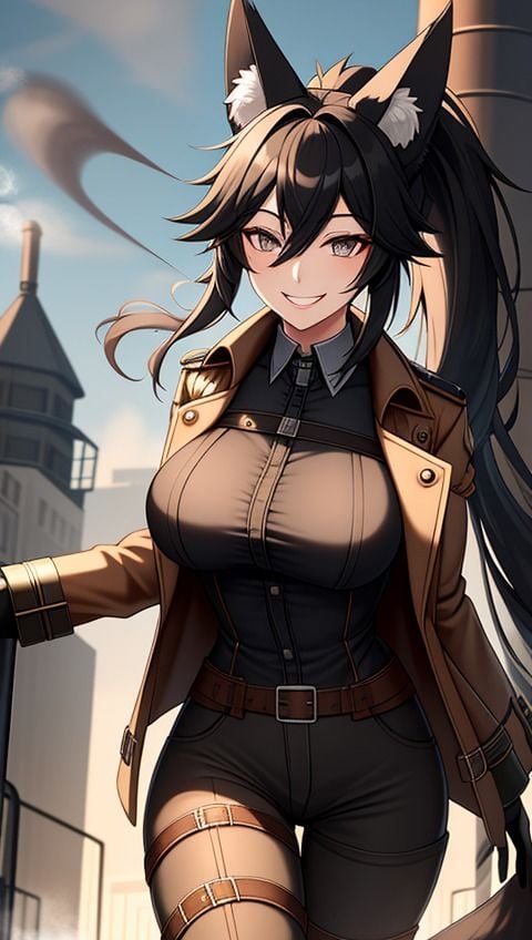 炎の狐のコスプレ・クイーン