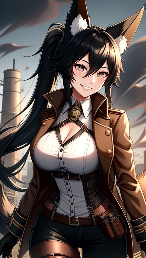 炎の狐のコスプレ・クイーン