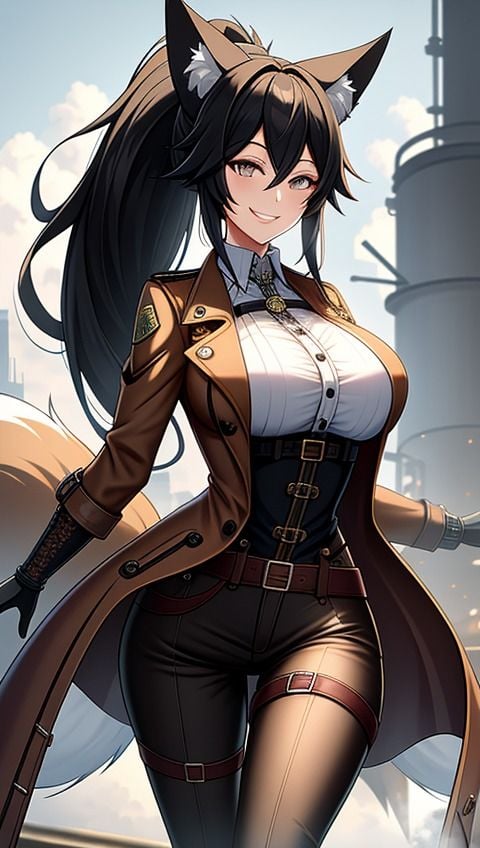 炎の狐のコスプレ・クイーン