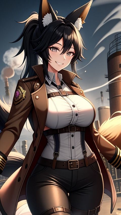 炎の狐のコスプレ・クイーン