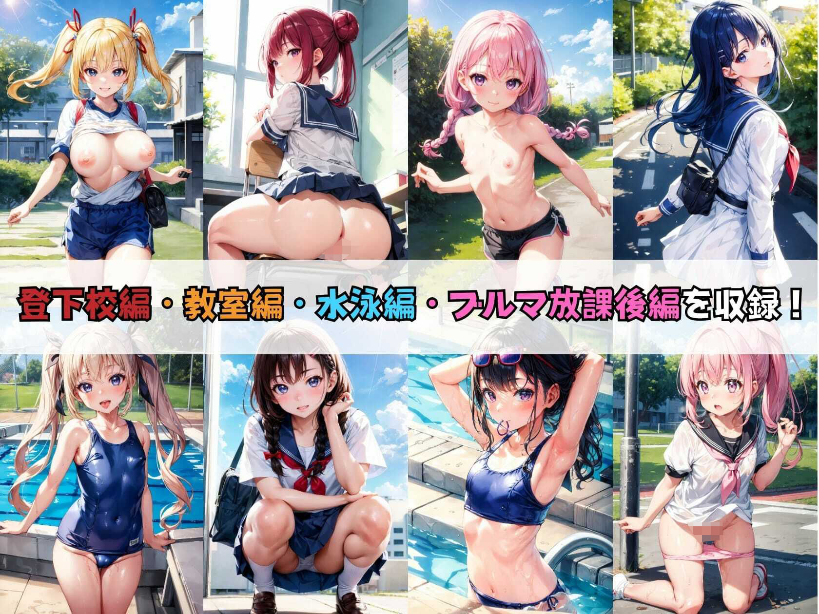 女子学園に転校してきた僕それは恋の始まりだった!?【エッチなセリフ付き】