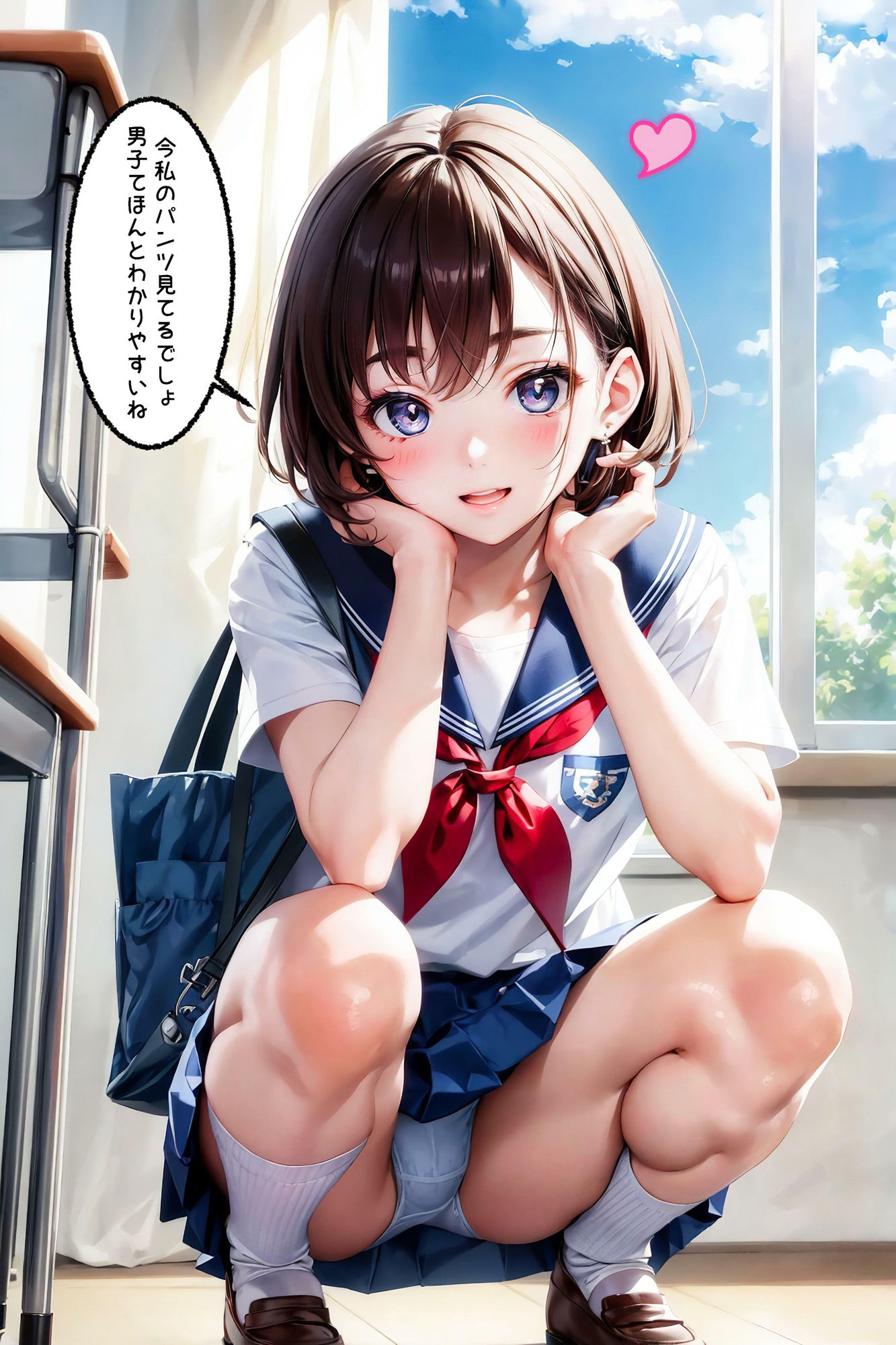 女子学園に転校してきた僕それは恋の始まりだった!?【エッチなセリフ付き】